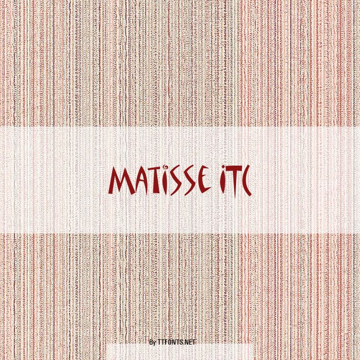 Matisse ITC example